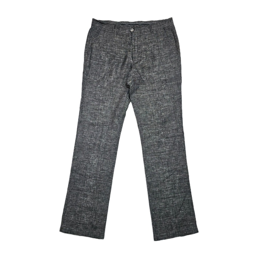 Mebaz Trouser Pants Mens 34x33 100% Linen Casual Chinos Lightweight Breathable